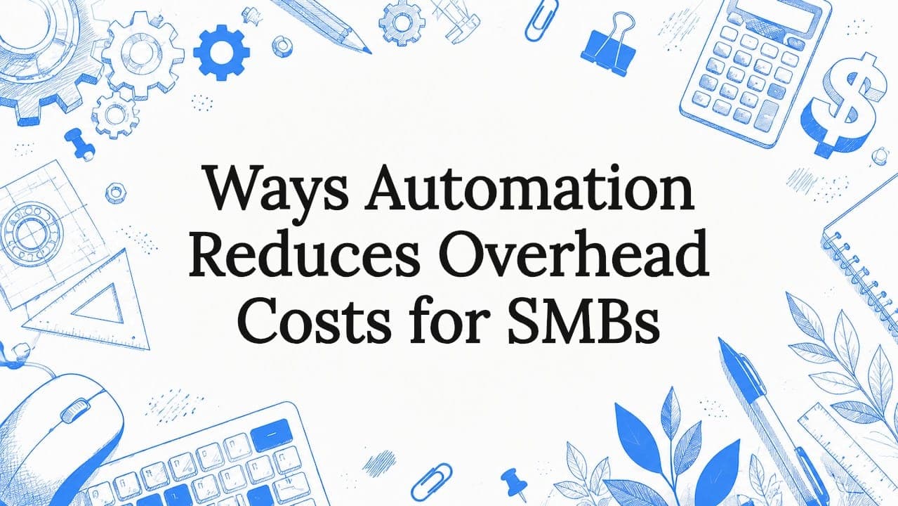 Ways Automation Reduces Overhead Costs for SMBs