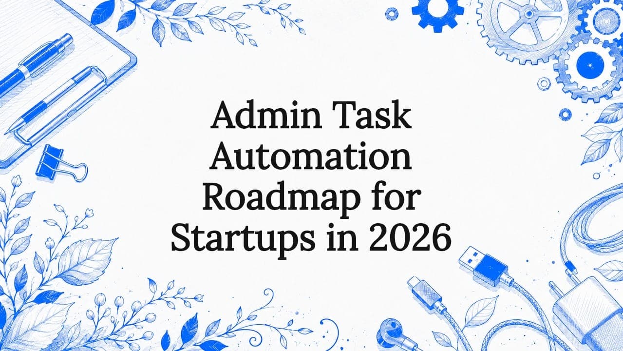 Admin Task Automation Roadmap for Startups in 2026