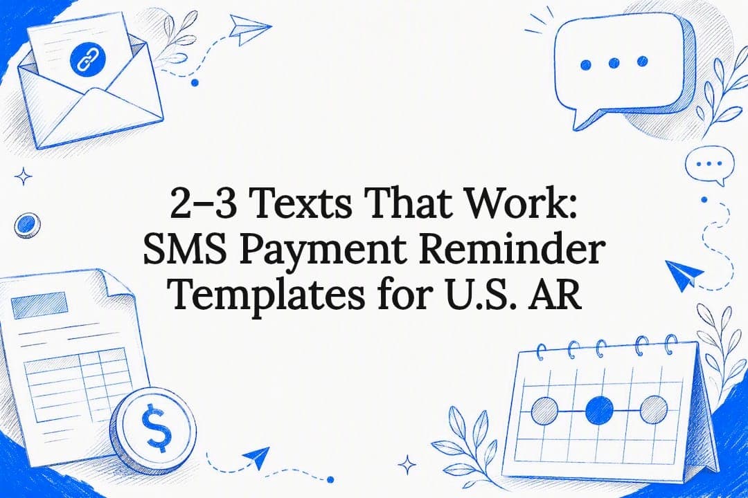 2–3 Texts That Work: SMS Payment Reminder Templates for U.S. AR